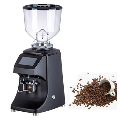 ぎざぎざの商業小さいコーヒー豆挽器の黒83mmの平たい箱のぎざぎざディスク
