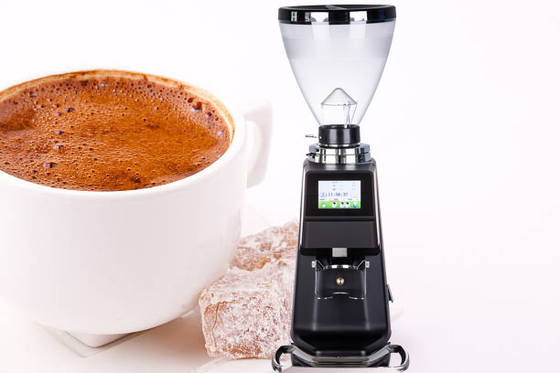 専門の商業電気ぎざぎざの製造所のエスプレッソの円錐コーヒー豆挽器機械