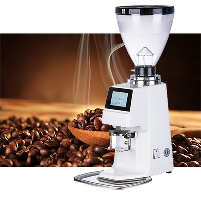 15kg 64mmのタッチ画面の平らなぎざぎざのコーヒー豆挽器OEM/ODM