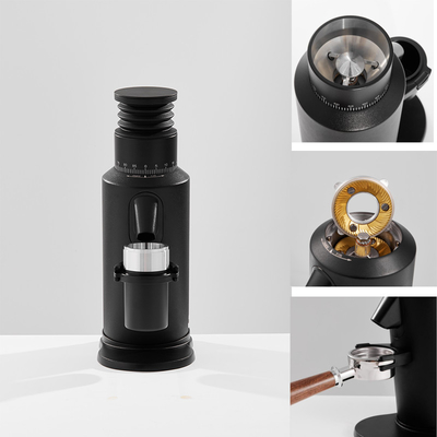 110V / 亜鉛合金そしてアルミ合金が付いている220V Homeuseのぎざぎざのコーヒー豆挽器