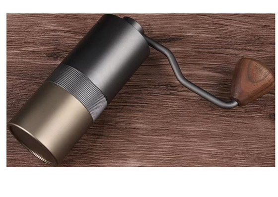 アルミニウム ハンドルのぎざぎざのコーヒー豆挽器の手動コーヒー豆の製造所の部品