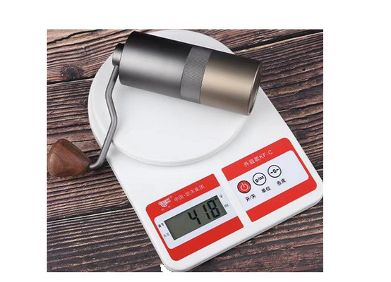 アルミニウム ハンドルのぎざぎざのコーヒー豆挽器の手動コーヒー豆の製造所の部品