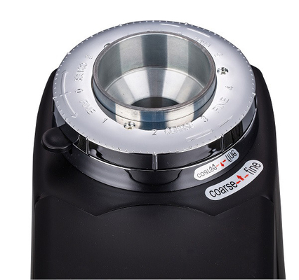 LCDのタッチ画面のホテルのレストランのための平らなぎざぎざのエスプレッソのコーヒー豆挽器機械