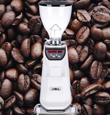 喫茶店棒製品はBaristaのためのカラー ディスプレイのDoserlessのコーヒー豆挽器64の平らなぎざぎざを