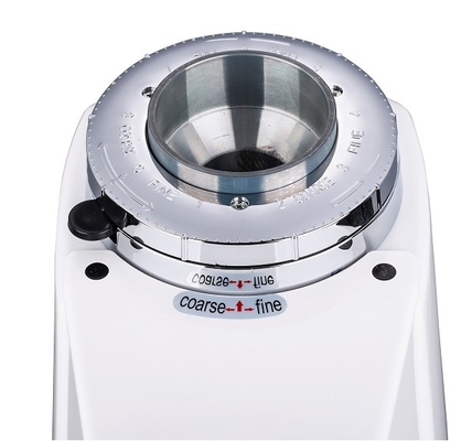 アルミ合金/ABSエスプレッソの粉砕機の電気平らなぎざぎざのコーヒー豆挽器