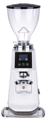 アルミ合金/ABSエスプレッソの粉砕機の電気平らなぎざぎざのコーヒー豆挽器