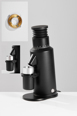 1400RPM家の使用コーヒー豆挽器の平たい箱64mmのぎざぎざの黒く白い色